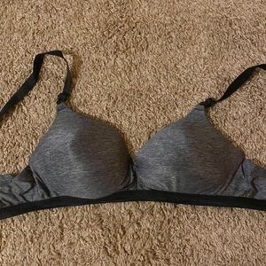 Wireless padded nursing bra